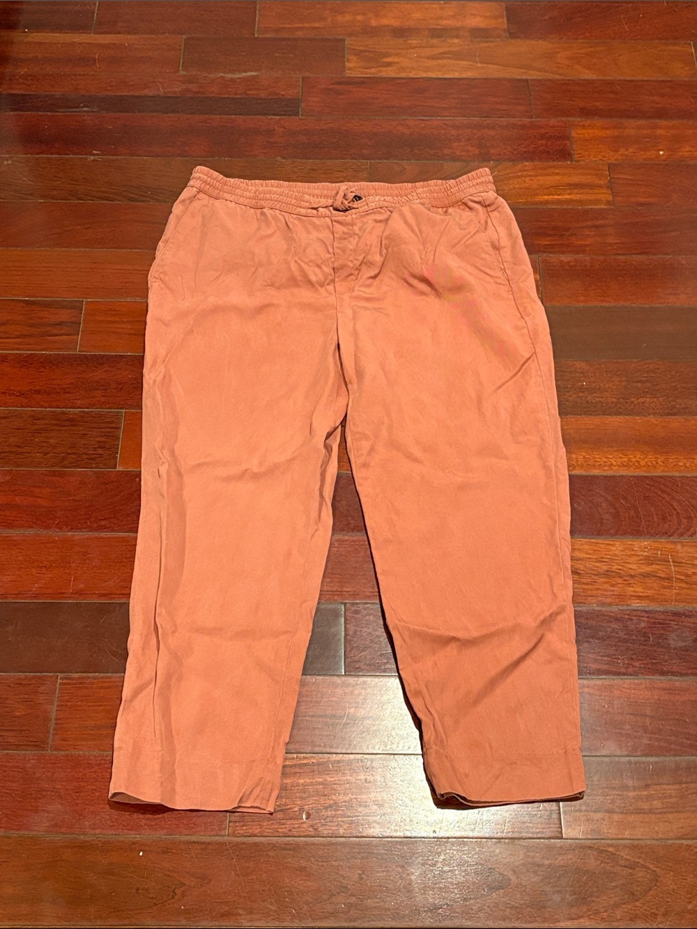 Banana Republic Women’s Large Casual Drawstring Pants in Dusty Rose/ Salmon